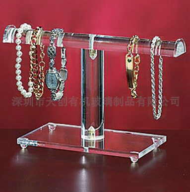 【有機玻璃項鏈展示架】的展現(xiàn)了項鏈的！
