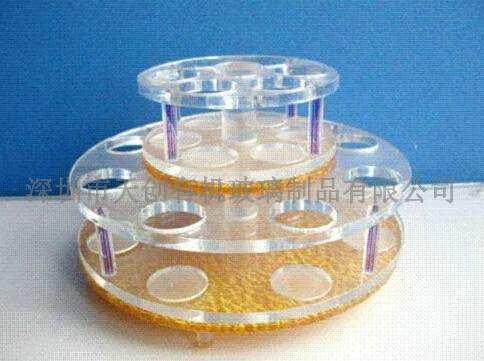 【有機玻璃化妝品展示架】合理的燈光使它更亮眼！