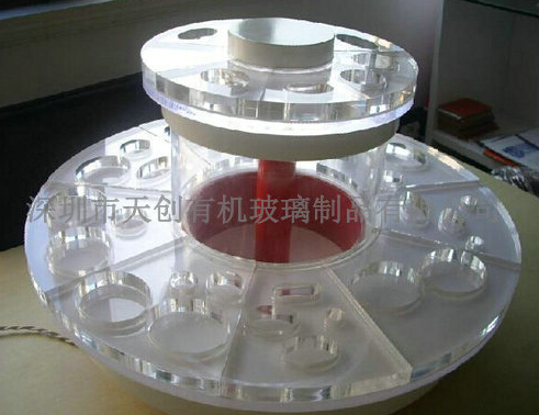 【有機玻璃旋轉展示架】360度無差別秀！